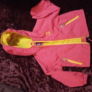 Girls pink platinum Light jacket